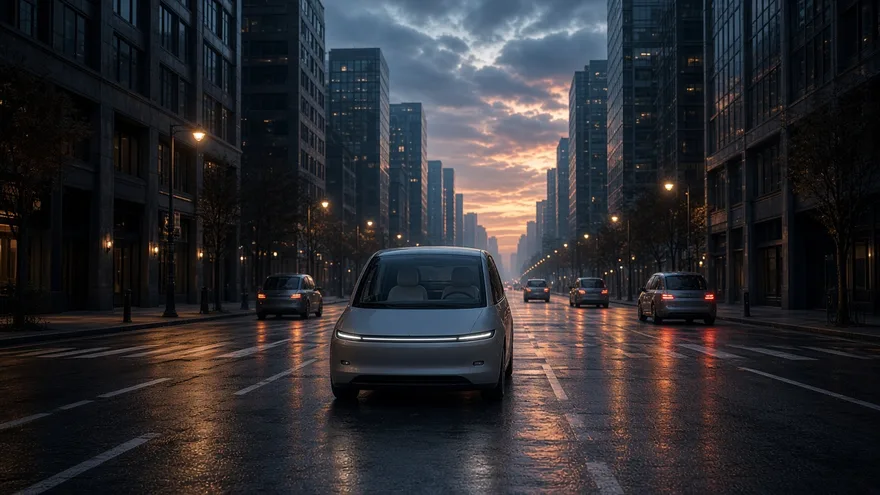 AI illustration: Almost all new cars autonomous within 10 years (by 2027)