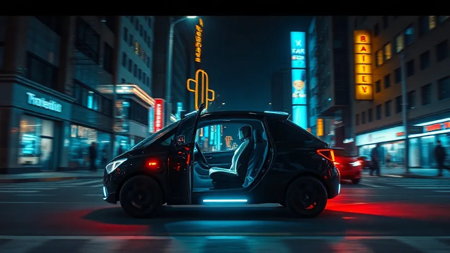 AI illustration: Driverless robotaxis in 3 weeks (from Dec 2025)