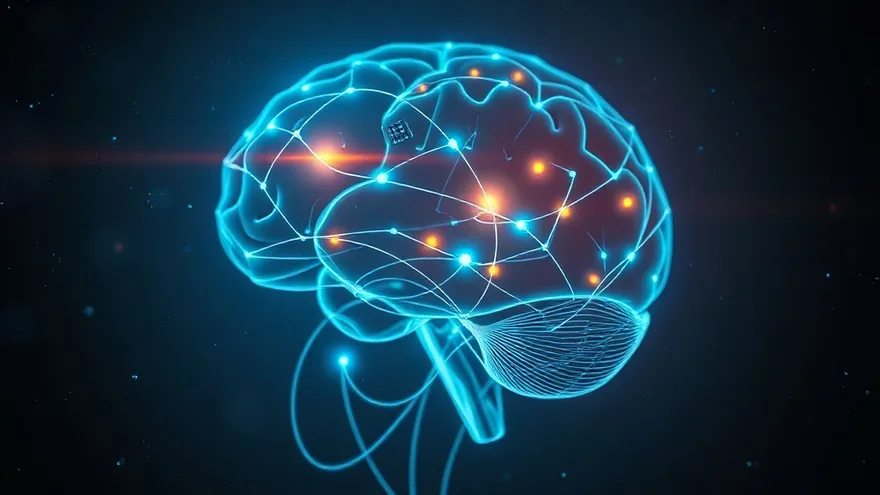 AI illustration: First human implant 2024