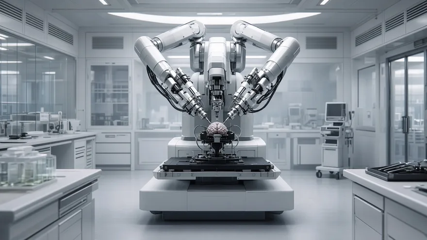 AI illustration: First Neuralink in a human in about six months (said Nov 2022)