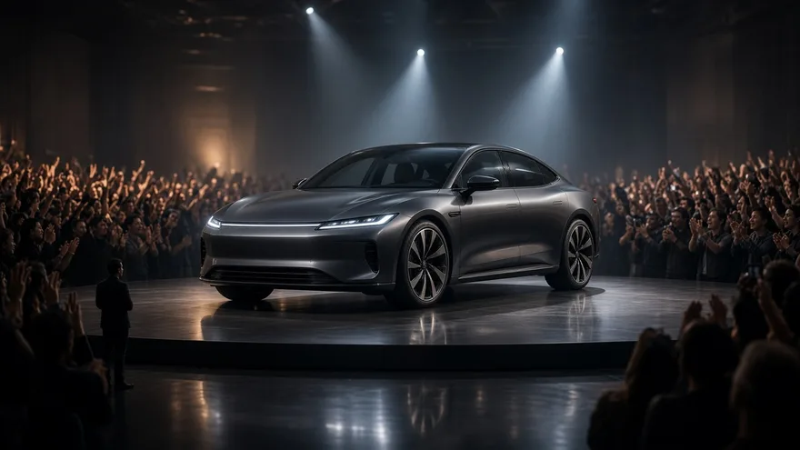 AI illustration: Model 3 shown in approximately March 2016