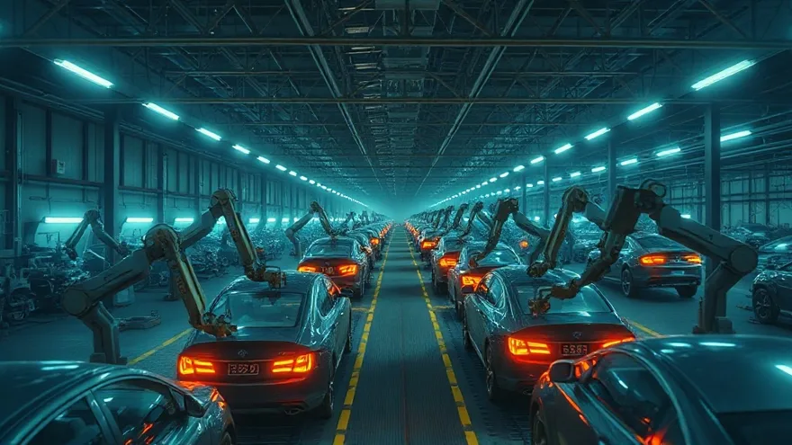 AI illustration: Model X production end of 2013, bulk production in 2014