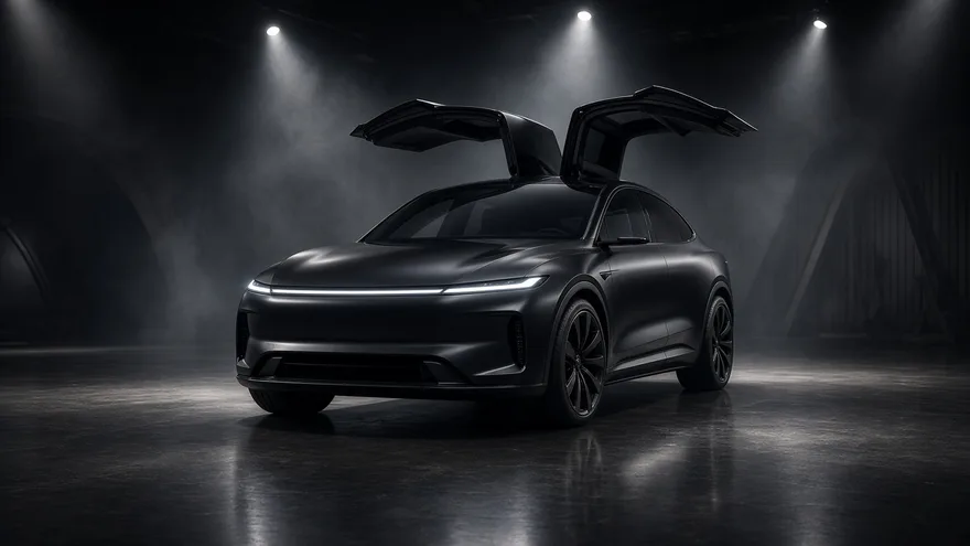 AI illustration: Model X prototype unveiled in mid-December 2011