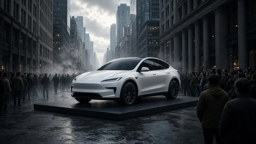 AI illustration: Model Y the world's best-selling vehicle in 2022
