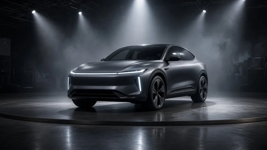 AI illustration: Model Y unveiled approximately March 2019