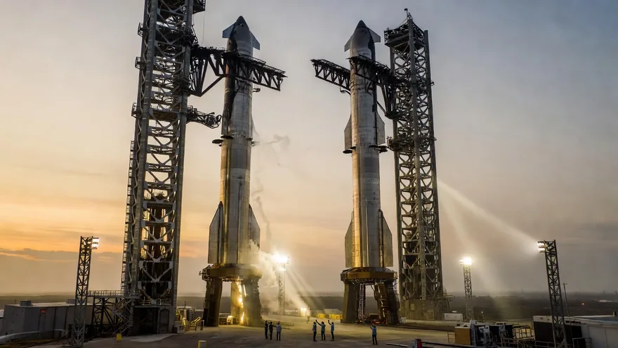 AI illustration: Starship full reusability with rapid reflight in 2027