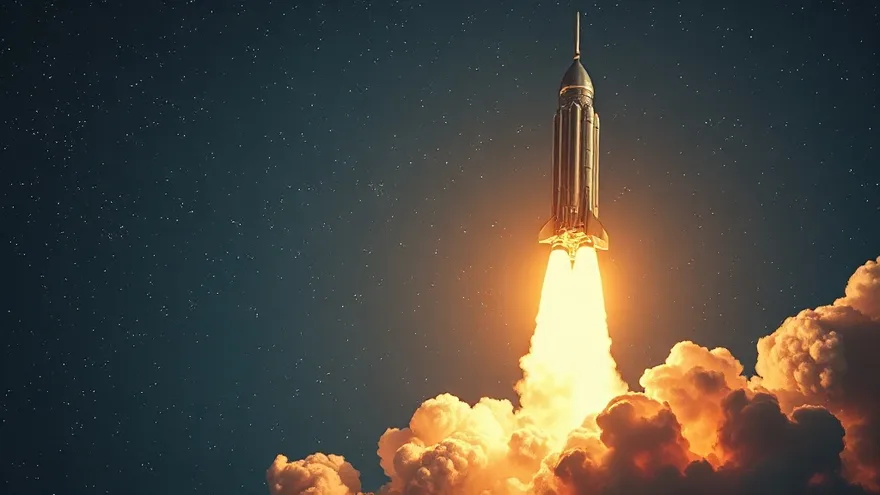 AI illustration: 'Highly confident' Starship reaches orbit in 2022