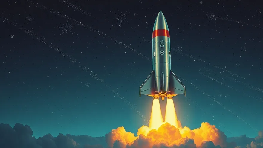 AI illustration: Starship orbital 2021