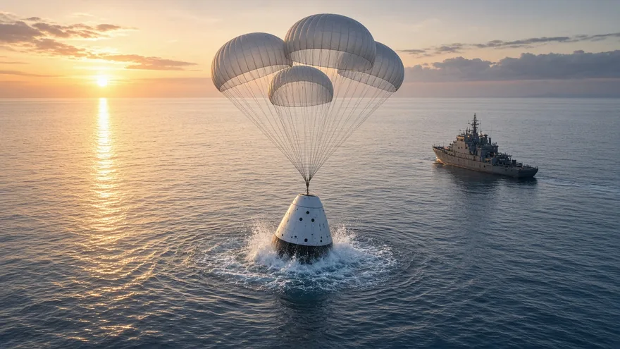AI illustration: SpaceX brings the two long-stay ISS astronauts home in about four weeks