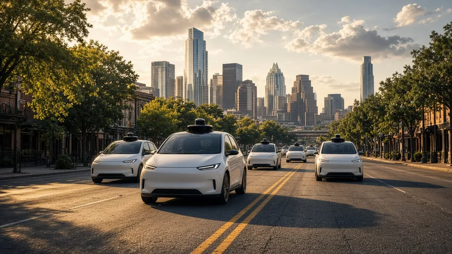 AI illustration: Around 1,000 Tesla robotaxis in Austin within a few months of launch