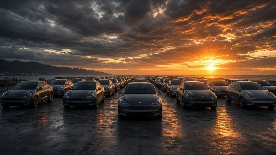 AI illustration: Tesla grows 30–40% in 2020