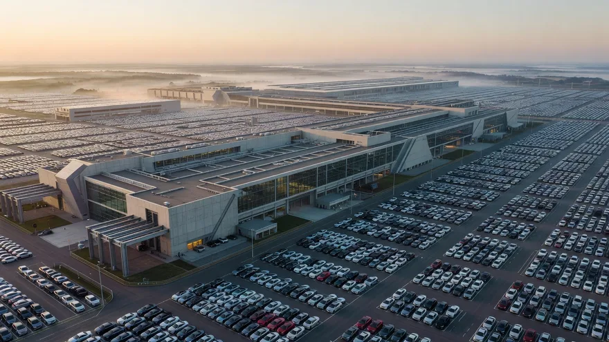 AI illustration: Tesla makes 5 million vehicles a year by about 2030