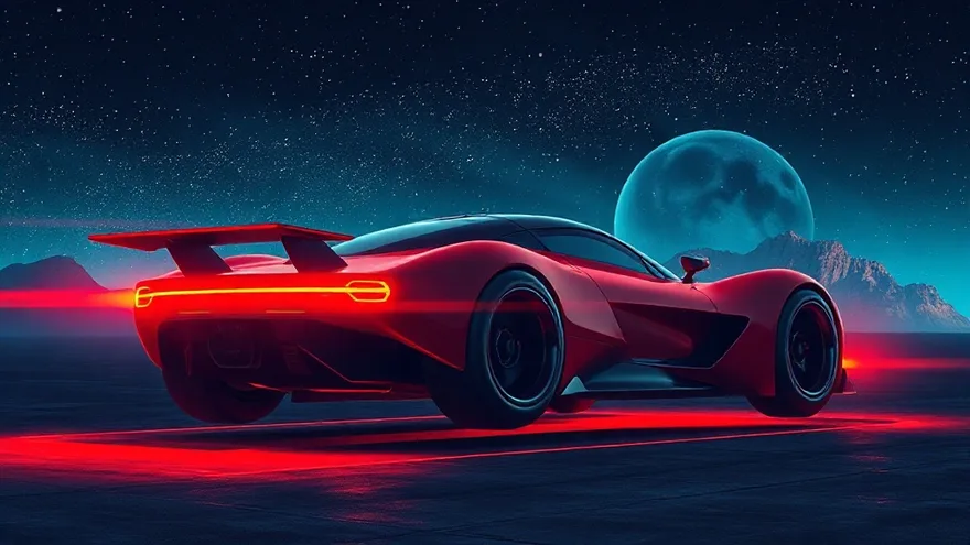 AI illustration: Tesla Roadster production 12-18 months (mid-late 2021)