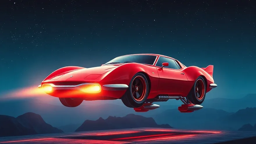 AI illustration: Tesla Roadster production 2023